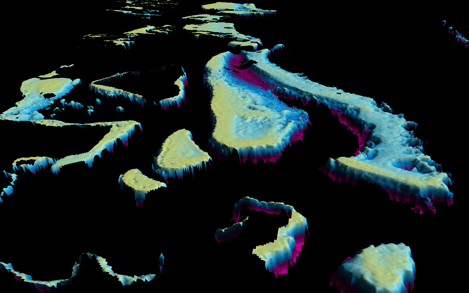 SDB in 3D derived from Germany's multispectral satellite mission EnMAP