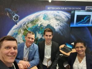 EOMAP team at Oceanology International in London (2024)