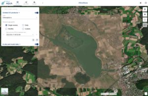 RGB Satellite image of Altmühlsee in Germany - by eoapp AQUA by EOMAP