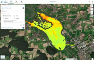 satellite analytics (Chlorophyll A) of Altmühlsee in Germany - by eoapp AQUA by EOMAP