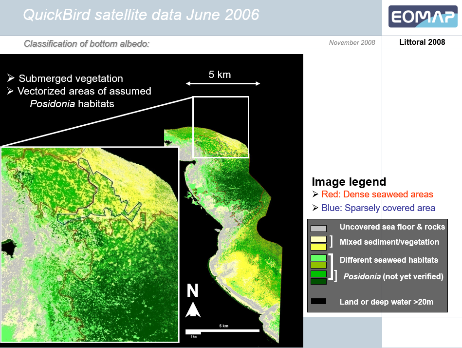 Brindisi Seafloor Mapping using QuickBird Satellite Data 2006 Brindisi Seafloor Mapping using QuickBird Satellite Data 2006